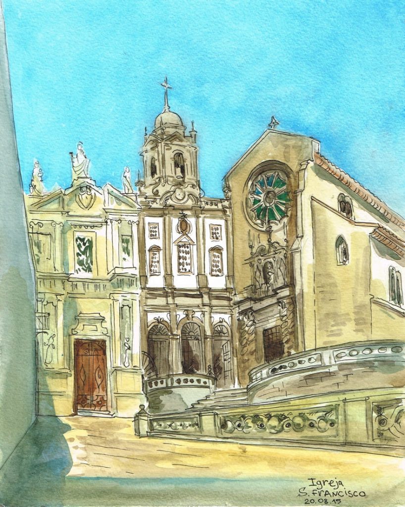 Церковь Францизсканцев в Порто. 2015